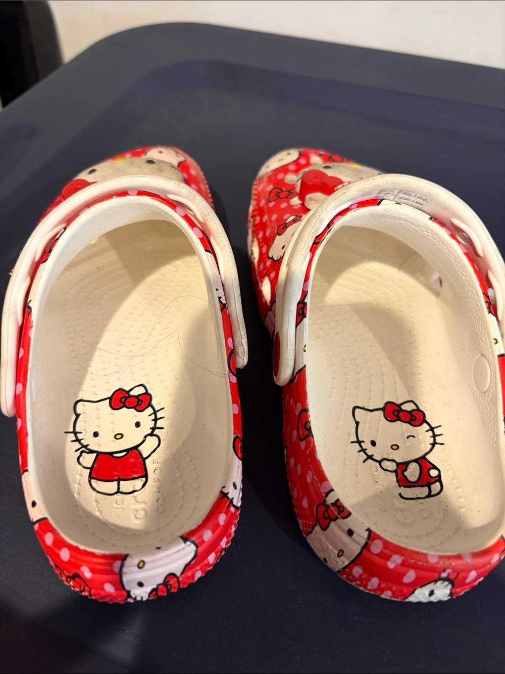 Sanrio limited edition Hello Kitty crocs sz 13c - Picture 4 of 8